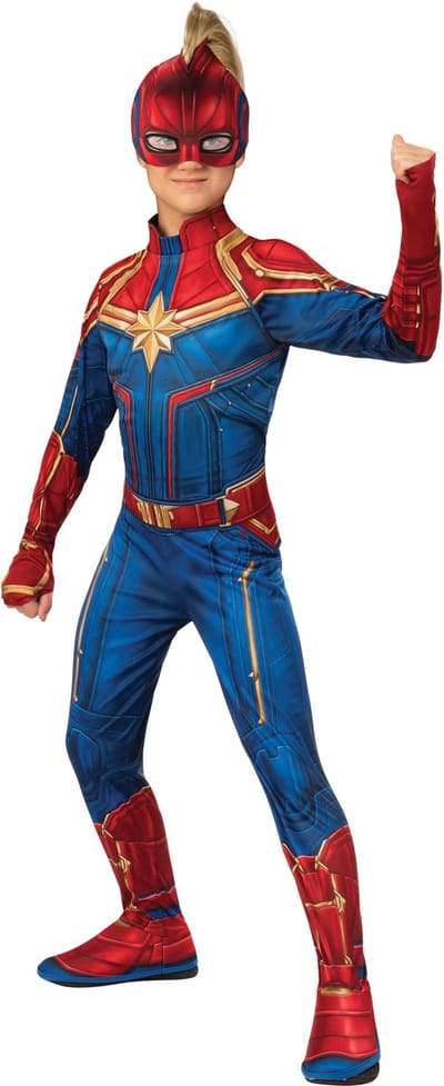 Rubie's Kostuum Captain Marvel Junior Polyester Rood/blauw Mt S