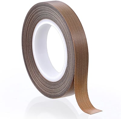 Hittebestendige tape 10 mm x 12 m - PTFE materiaal - hoge temperatuur weerstand - ideaal voor vacuümverbindingen - ShopVlot