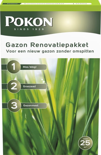 Pokon Gazon Renovatiepakket - 1,75kg - Goed voor 25m2