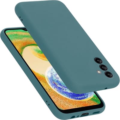 Cadorabo Hoesje geschikt voor Samsung Galaxy A04s in LIQUID GROEN - Beschermhoes gemaakt van flexibel TPU silicone Case Cover