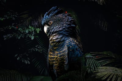 Bird Collection I - 120cm x 80cm - Fotokunst op akoestisch schilderij | Wanddecoratie