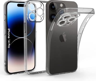 Hoesje geschikt voor iPhone 14 Pro Hoesje Transparant - Transparant hoesje geschikt voor iPhone 14 Pro - Met Extra Camera Bescherming
