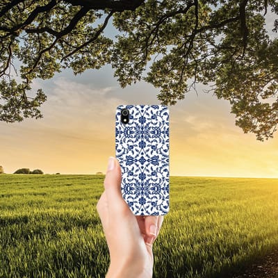 Xiaomi Redmi 7A TPU Case Flower Blue