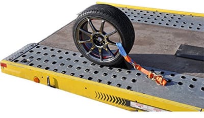 Spanbanden voor autotransport met wielbeveiliging - 4 stuks, 1000/2000 daN
