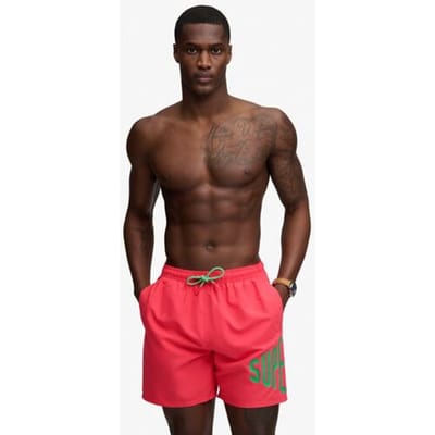 Superdry - Printed Logo 16-Inch Zwemshort - Heren - Zwembroeken