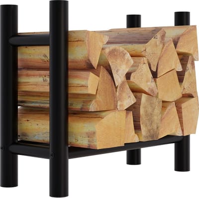 CLP Medya Houtopslag - Brandhoutrek - Houtrek - Haardhoutrek - Binnen - 30x60x60 cm rond