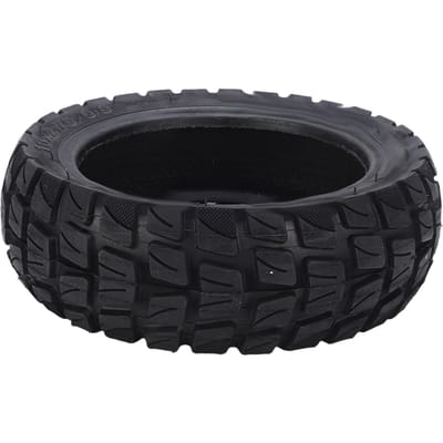 Scooterband 10x2.75-6.5 Rubber Tubeless Off Road Vacuümband voor 10 Inch Elektrische Scooter black