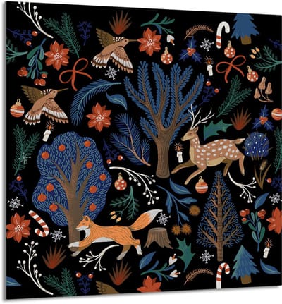TMK ArtDeko - Snijplank - 60x65 cm - Glas - Veelkleurig