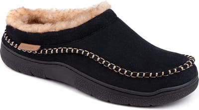 Pantoffels Heren - Sloffen - Mocassins - Zwart - Anti-slip - Maat 40/41 - Comfeet