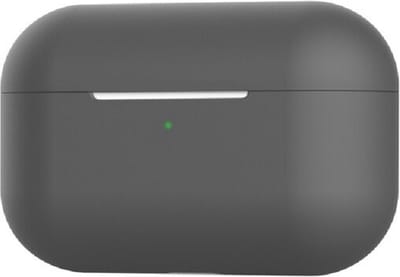 Jumada's hoesje geschikt voor Apple AirPods Pro - Soft Case - Cover - Onepiece - Siliconen - Donkergrijs