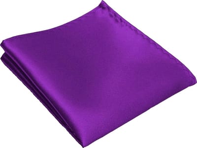 Fako Fashion - Pochette - Pochet - Satijn - 22x22cm - Paars