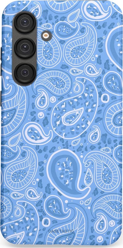Casetastic Hoesje Geschikt voor Samsung S25 Plus - Stijlvolle Beschermende Duo-layer Case - Paisley verleiding
