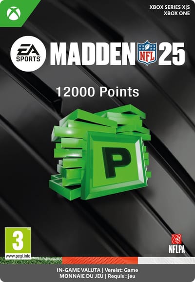 Madden NFL 25: 12000 Madden Points - Xbox Series X|S & Xbox One Download - Niet beschikbaar in België
