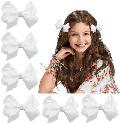 Dailygoods- Haarspelden Hoge Kwaliteit - Krokodillenklem - Strik - Haaraccessoires Meisjes - Handgemaakt - Duurzaam