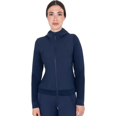 Nylon en mesh hoodie voor dames Equestro