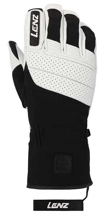 Lenz Think About Handschoenen Wit,Zwart S Man