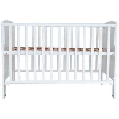 Prénatal Ledikant Skye - Babybedje met Platte Spijlen - 60 x120 cm - Exclusief Matras - Wit