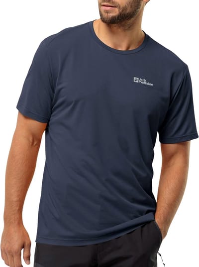 Jack Wolfskin Delgami S/S Men - Outdoorshirt - Heren Night blue - Maat M