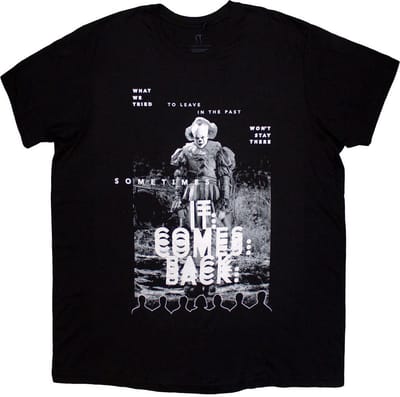 It - It Comes Back Heren Tshirt - S - Zwart