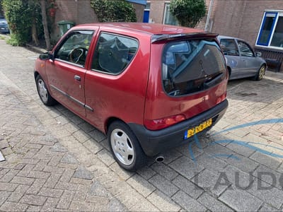 Fiat Seicento spoiler - dakspoiler zwart - pasvorm tbv model VANAF 1998