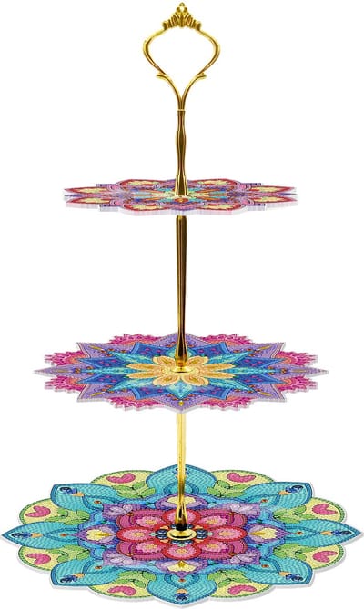 Etagère 302 - Mandala - Diamond painting - compleet pakket - Diamond painting by Wietske
