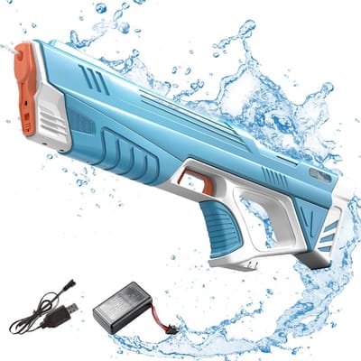 Elektrisch Waterpistool Voor Kinderen - Automatisch Waterpistool Met Automatische Zuigfunctie - Langeafstands Automatische Waterblazer - Waterspeelgoed