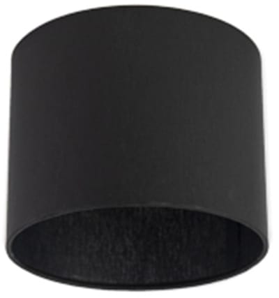 QAZQA - Lampenkap - Ø 180 mm - Zwart