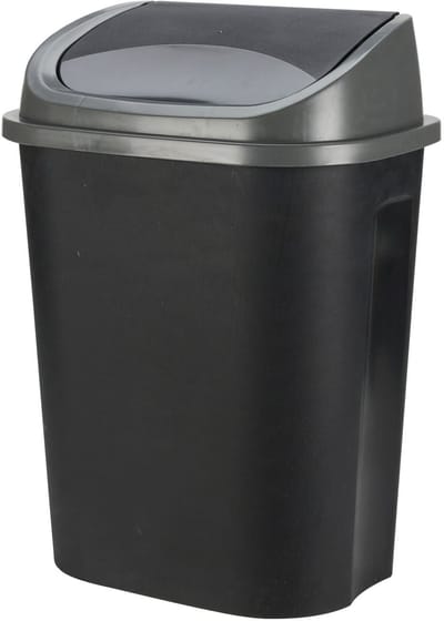 Homestyle Afvalbak Met Klapdeksel - Huishoud - 25 l Antraciet
