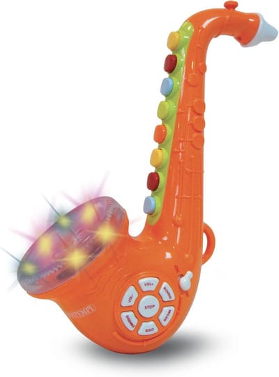 Baby Saxofoon - Speelgoed Saxofoon Kinderen - Muziek Leren - Realistische Geluiden - Miniatuurdesign - Meerkleurig