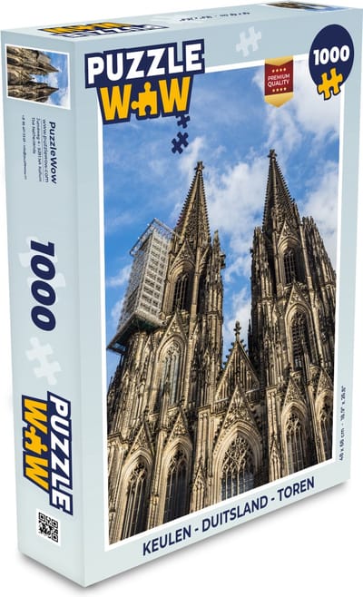Puzzel Keulen - Duitsland - Toren - Legpuzzel - Puzzel 1000 stukjes volwassenen