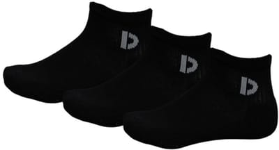 6-Pack Donnay - Sportsokken Quarter - Halfhoog - Unisex - Black (020) - maat 35-38