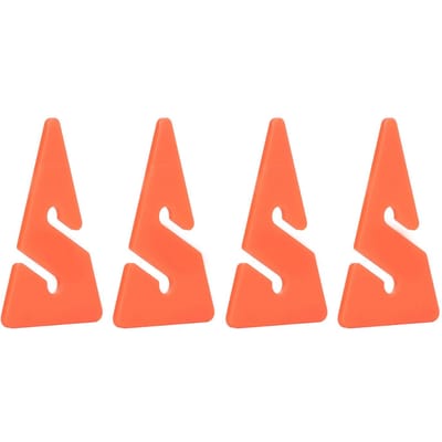 4 Pièces Marqueur de Ligne de Plongée Sous-Marine Flèche Plongée sur Épave Plongée en Grotte Marqueur de Ligne Triangle Flèche ABS Forme Triangle orange