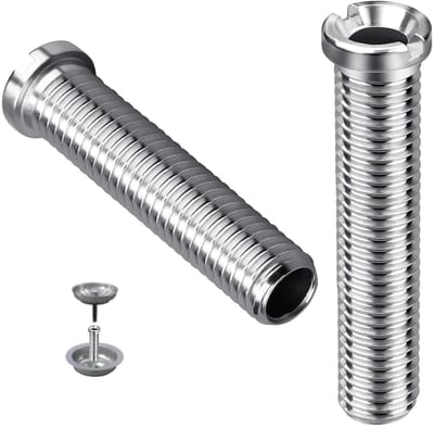 Hollow Screw Set van 2 Stuks M12 x 70 mm voor Afvoer, Keukenafvoer en Strainer Basket Accessoires