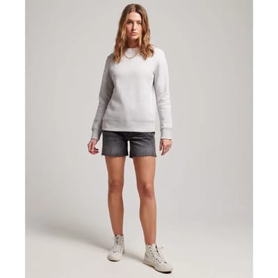 Sweatshirt geborduurde ronde hals Superdry Vintage Logo