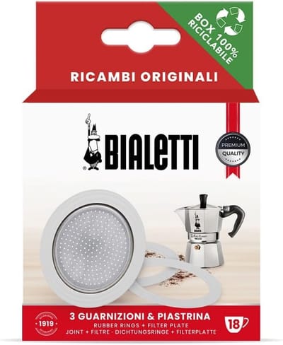 Espressomachine - Koffiezetter - Koffie Zetten - Aluminium - 18 Koppen - Zwart