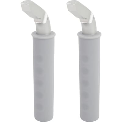 2PCS Poignées d'Assistance de Porte de Voiture Poignée en Silicone Antidérapante Barre de Support de Maintien Automobile Portable Rouge gray