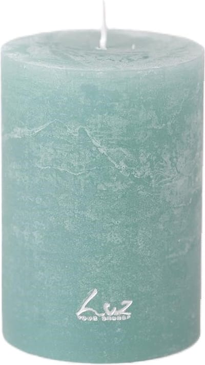 Rasteli Luz Your Senses Kaars-Stompkaars Turquoise-Blauw D 7 cm H 10 cm per 2 stuks
