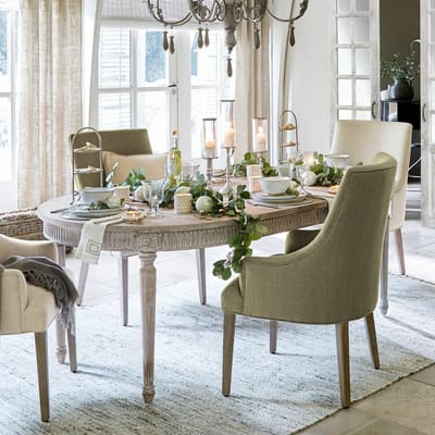 LOBERON Tafel Cienegas antiekgrijs