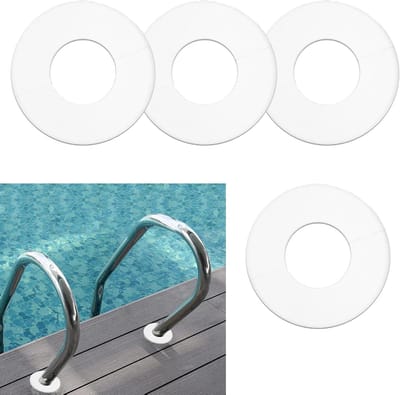 Rosette Platen voor Zwemladder - 2 Inch Diameter - Bescherming voor Binnenzwembaden - Set van 2 Stuks