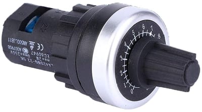 Potentiometer voor Paneelmontage 10K - Rotatieve Potentiometer voor VSD/VFD Toepassingen met Precisie Instelling en Duurzame Prestaties