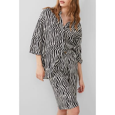 French Connection Seine Delphine Shirt Blackout/classic C Maat: XS | Blouses Outlet | Dames | Zwart
