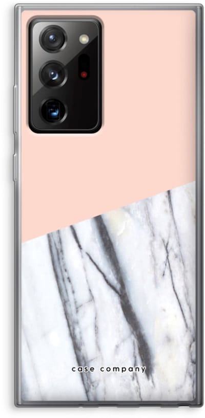 Case Company® - Hoesje geschikt voor Samsung Galaxy Note 20 Ultra / Note 20 Ultra 5G hoesje - A touch of peach - Soft Cover Telefoonhoesje - Bescherming aan alle Kanten en Schermrand