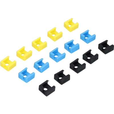 MK8 Siliconen Hoes Hittebestendig Houdt Stabiel Hardware Gereedschap voor Verwarmingsblok Reiniging blue
