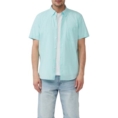 s.Oliver  Shirts Blue Aqua Größe: M | Casual hemden Outlet | Herren | Blau