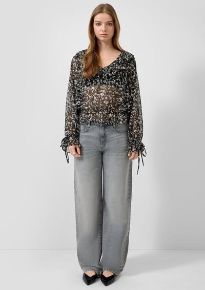QS - female - Barrel Jeans / Relaxed Fit / Mid Rise / Barrel Leg