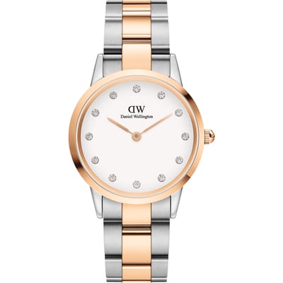 Daniel Wellington DW Watch Iconic Link Lumine Rose Gold 32mm