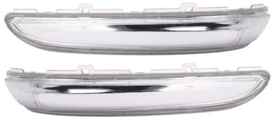 Dailygoods- Richtingaanwijzer Achteruitkijkspiegel - Kunststof Behuizing - Vervanging voor 208 2012-2019 - Duurzaam - Transparante Lens - OEM 9814464680 - Indicatorlamp