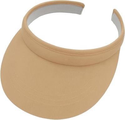 Sport Visor - Zonnehoed - Outdoor Activiteiten - Klassiek Design - One Size - Beige