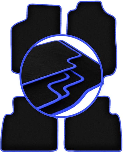 CARLUX-BLUE automatten voor: Saab 9-5 I Y3SE sedan, stationwagen (1997-2005)