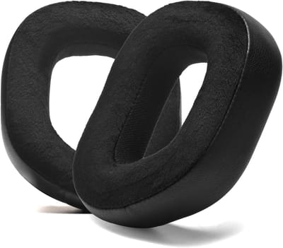 Vervangende Oorkussens van PU Leer voor Gaming Headsets, Geschikt voor HS80 MAX en HS80 RGB, Hoogwaardige Geheugenfoam (Velvet Black)
